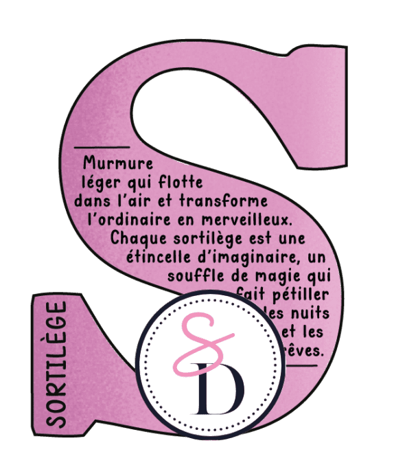 Tampon caoutchouc – LETTRE DÉFINITION S : SORTILEGE – Doux Frissons