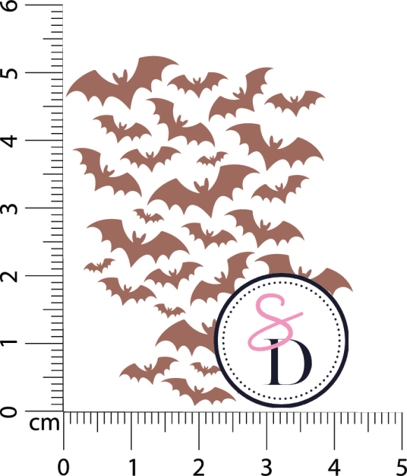 Tampon caoutchouc – NUÉE DE CHAUVE-SOURIS – Doux Frissons 