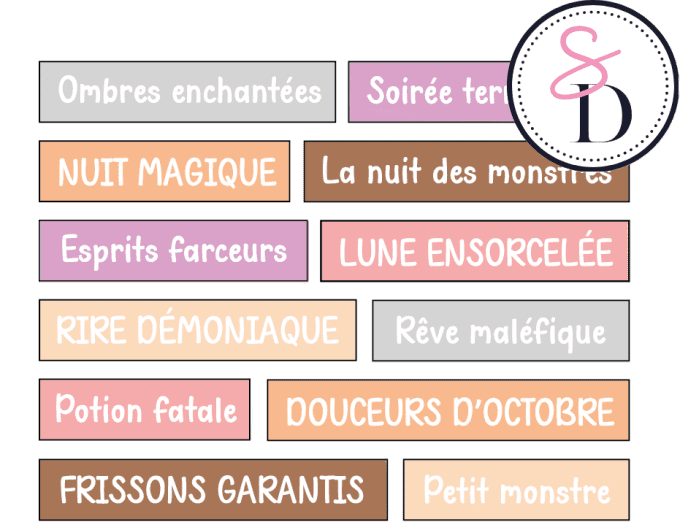 Tampon caoutchouc – SET DE MOTS – Doux Frissons