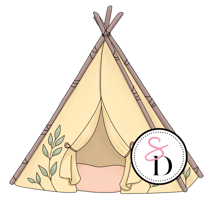 Tampon caoutchouc - Tipi - Rêverie Bohémienne