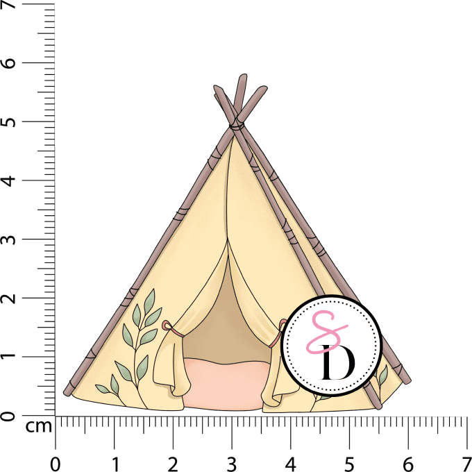 Tampon caoutchouc - Tipi - Rêverie Bohémienne