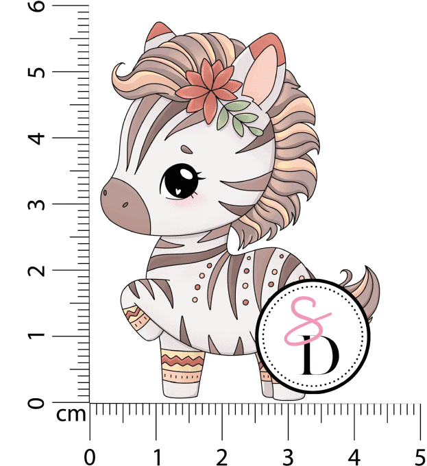 Tampon caoutchouc - Zèbre bohémien - Rêverie Bohémienne 