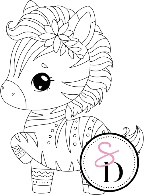 Tampon caoutchouc - Zèbre bohémien - Rêverie Bohémienne 