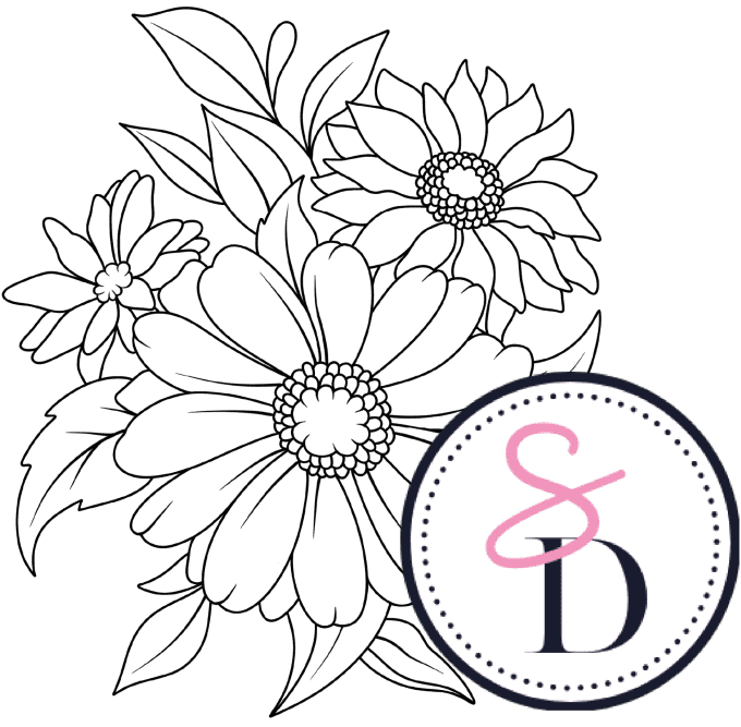 Tampon caoutchouc - Feuillage tournesol