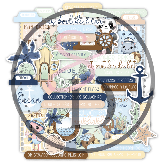 Die Cuts Papiers - Un Air Marin
