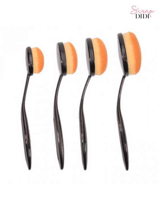 Brosses de Mélange (4 pcs) – Blending Scrapbooking