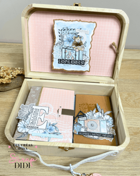 Tampon caoutchouc - LETTRE DÉFINITION E ÉVASION - Carnet de Bord