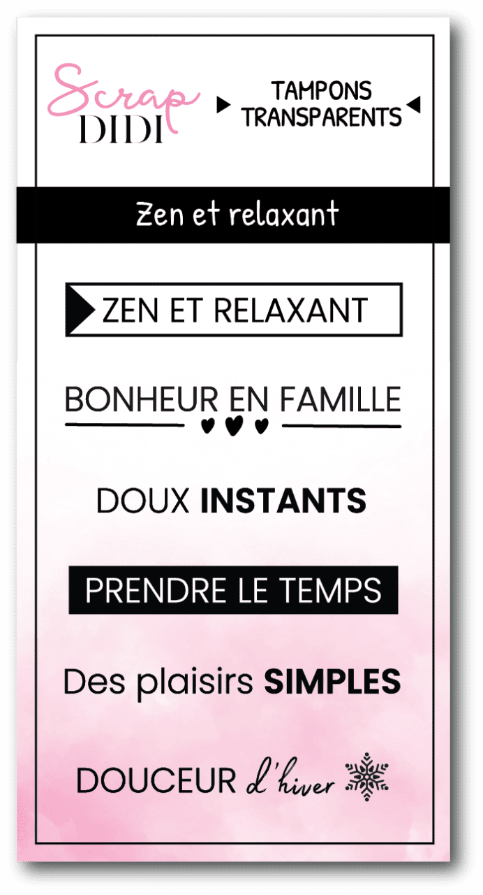 Tampons Clear A8 Zen et relaxant