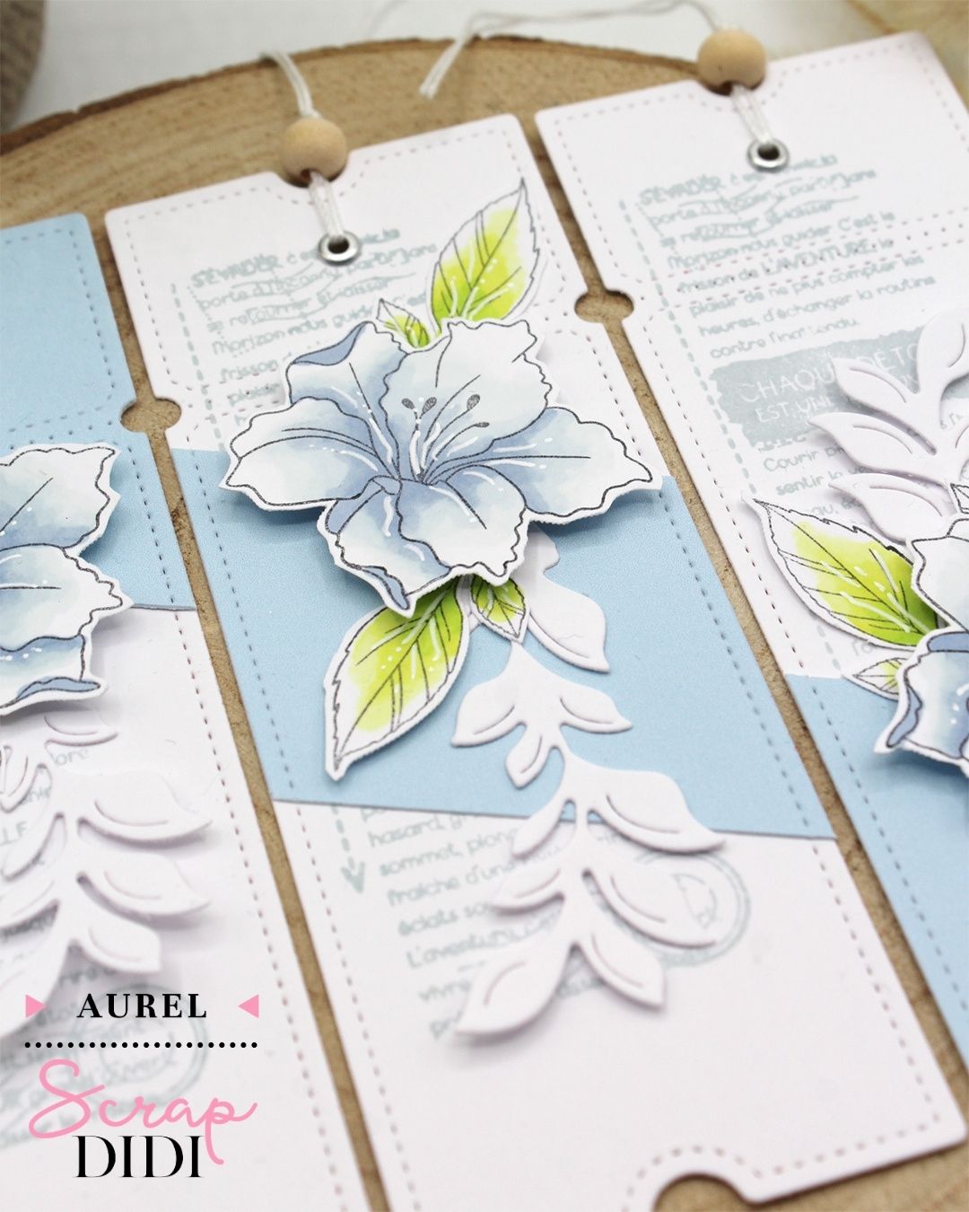 [  ![Ensemble chocolaté en scrapbooking avec pochette pour tablette de chocolat, étiquette assortie et tampons gourmands colorisés](/uploaded/107917/photos-aurel/160326-8.jpg "Ensemble chocolaté en scrapbooking avec pochette pour tablette de chocolat, étiquette assortie et tampons gourmands colorisés")  ](page-destination-bonheur-road-book-carnet-de-bord.jpg)