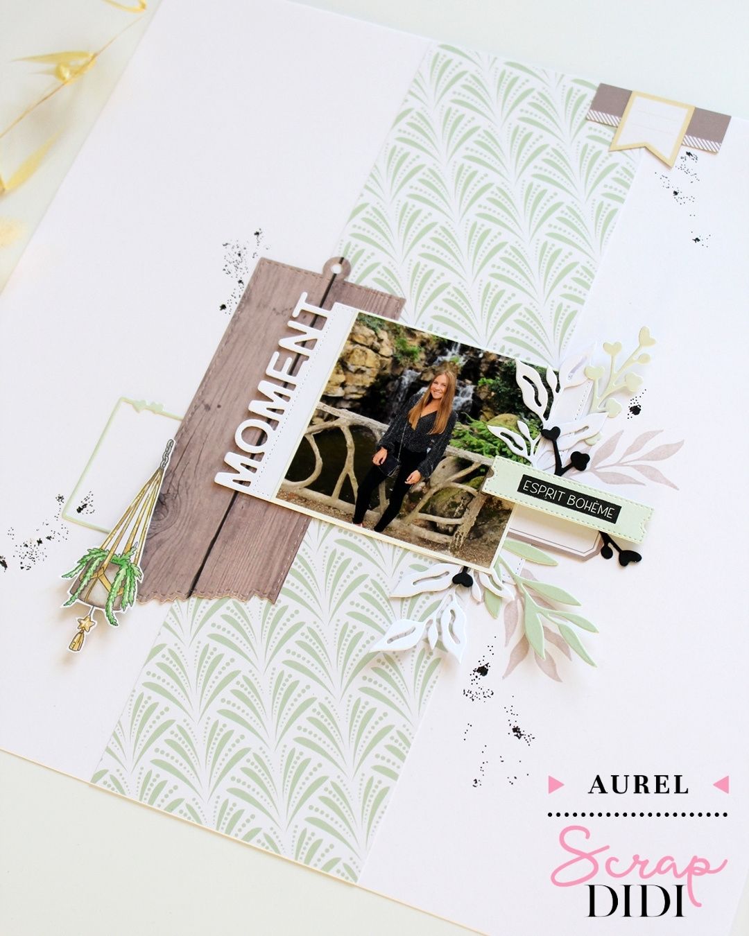 Trio de marque-pages floraux scrapbooking avec die Ticket et collection Carnet de bord Trio de marque-pages floraux scrapbooking avec die Ticket et collection Carnet de bord