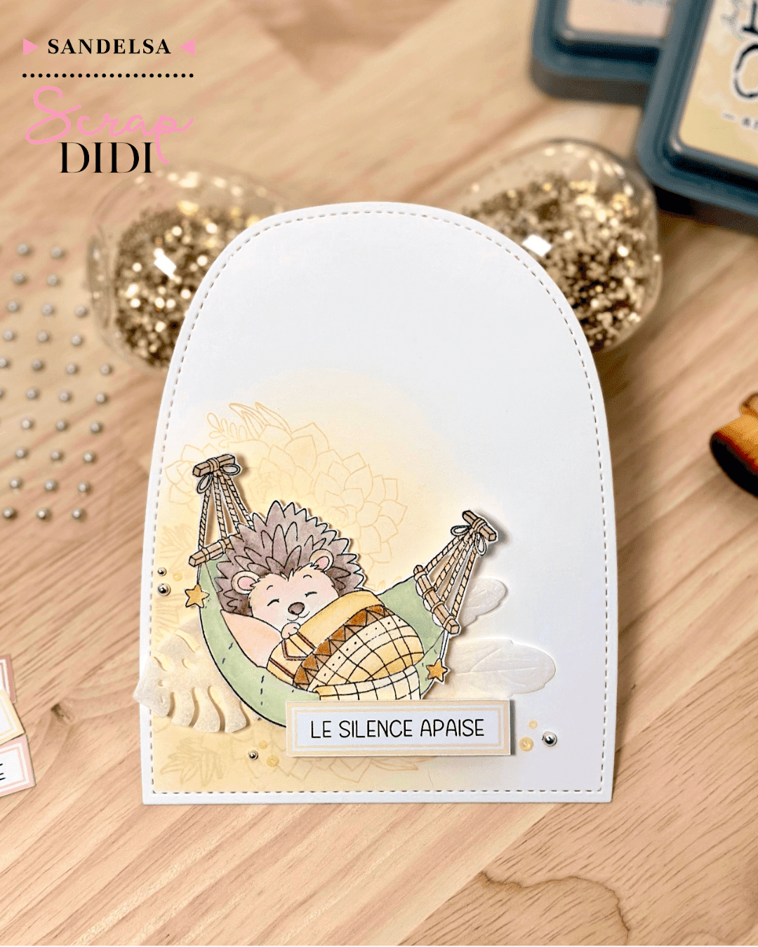 Duo de cartes scrap nature et tendresse avec feuillages transparents et colorisation aquarelle Duo de cartes scrap nature et tendresse avec feuillages transparents et colorisation aquarelle